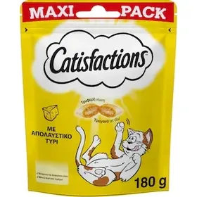 CATISFACTIONS Σνακ Γάτας Τυρί 180g