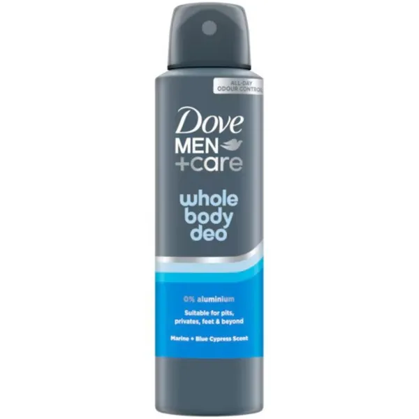 DOVE αποσμητικό για όλο το σώμα spray Marine & Blue Cypress 150ml