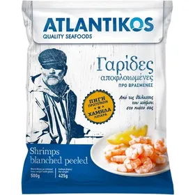 γαρίδες Ινδοειρηνικού αποφλοιωμένες FA051 κτψ 425γρ.