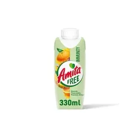AMITA Φρουτοποτό Immunity Free Ανανάς Πορτοκάλι Ginger 330ml