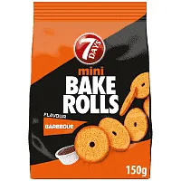 7Days Mini Bake Rolls BBQ 150G