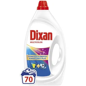 Υγρό Απορρυπαντικό Πλυντηρίου Ρούχων Multicolor Dixan 70μεζ /3,15lt
