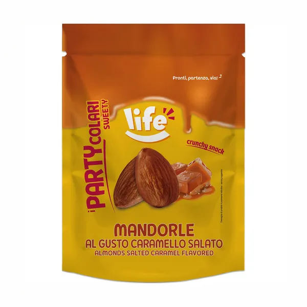 LIFE Αμύγδαλα με γεύση Αλατισμένη Καραμέλα 80g