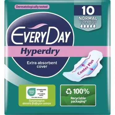 EveryDay Σερβιέτες Hyperdry NORMAL Ultra Plus 10 τεμ.