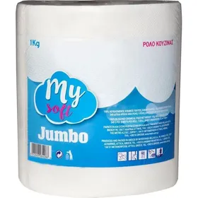 MY SOFT jumbo ρολό κουζίνας λευκό 1kg