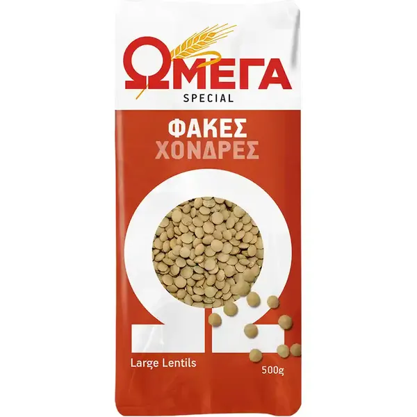Ωμέγα Special Φακές Χονδρές 500γρ.