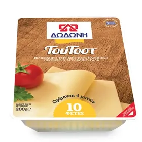 Τυρί του τοστ ΔΩΔΩΝΗ 200γρ. σε φέτες