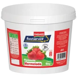 Farmer Μερμαλάδα Φράουλα 55% Φρουτο 6kg