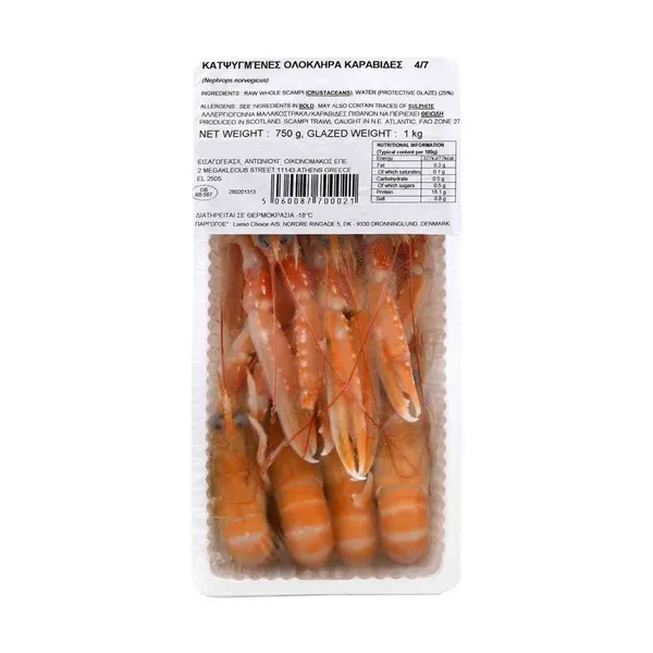 Καραβίδες 4/7 Εισαγωγής 750g