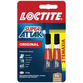 super attak original κόλλα στιγμής gel 2x3γρ.