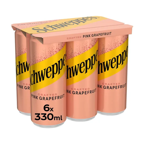 SCHWEPPES Mixer Pink Grapefruit 6x330ml