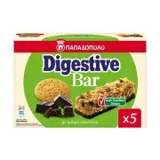 Digestive Bar Μπάρες Δημητριακών με Μαύρη Σοκολάτα Χωρίς προσθήκη ζάχαρης