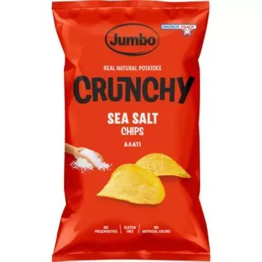 CRUNCHY chips αλάτι 150γρ.