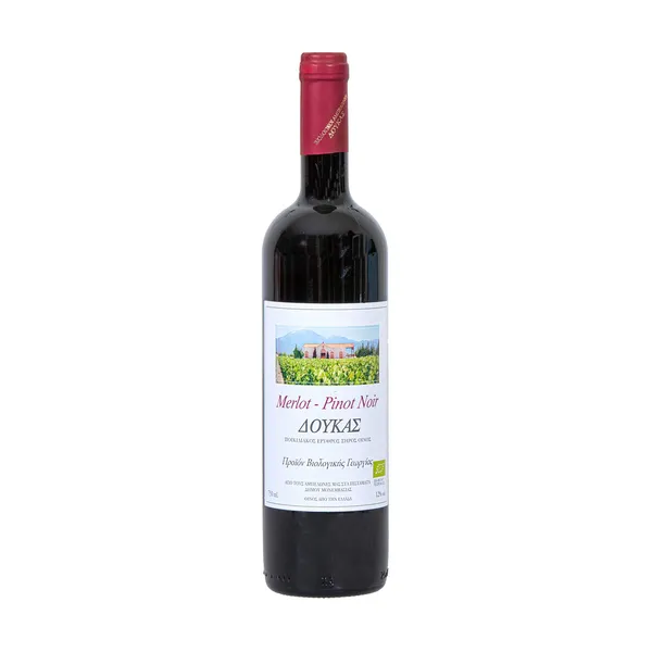 ΔΟΥΚΑΣ Ερυθρός Οίνος Merlot & Pinot Noir Βιολογικός 750ml