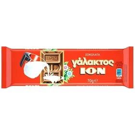 σοκολάτα γάλακτος 70/200γρ. & κλασική ή μπάρα 100γρ.