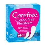 CAREFREE Cotton Feel Σερβιετάκια Flexiform Fresh 56τεμ