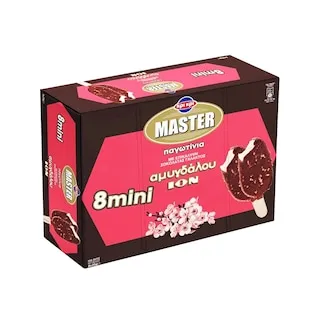 MASTER ION Παγωτό Ξυλάκι Αμυγδάλου 8X35gr