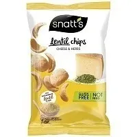 SNATT'S Chips Φακής Με Γεύση Τυρί & Μυρωδικά 85gr