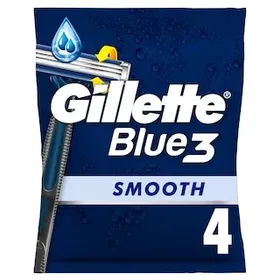 GILLETTE Ξυραφάκια Blue 3 Smooth 4 Τεμάχια
