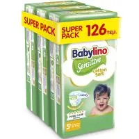 Πάνες Babylino Sensitive Super Pack No 5+ 12-17Kg 3 Pack 126 τεμ