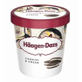 Παγωτά HAAGEN DAZS 420/460ml Η τιμή αφορά το cookies & cream 460ml (400gr)