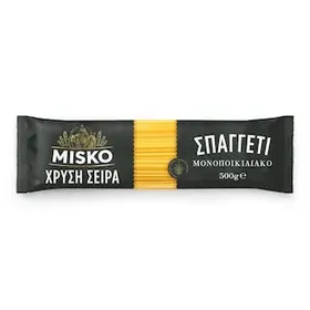 MISKO ΜΑΚΑΡΟΝΙΑ ΣΠΑΓΓΕΤΙ ΧΡΥΣΗ ΣΕΙΡΑ 500GR