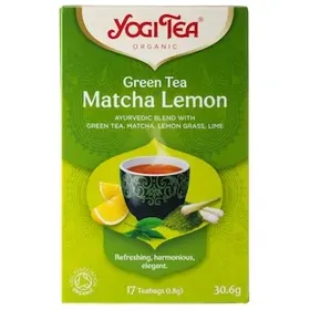 YOGI TEA Τσάι Πράσινο Βιολογικό Matcha Lemon 17x1.8g