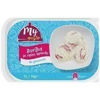 My Gusto Παγωτό Βανίλια 0% Ζάχαρη 1kg 2lt