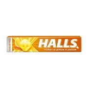 HALLS Καραμέλες με γεύση Μέλι & Λεμόνι Χωρίς ζάχαρη 32g