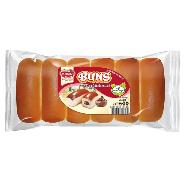 Buns Τσουρέκι Με 10% Προζύμι & 20% Γέμιση Σοκολάτα 250γρ.