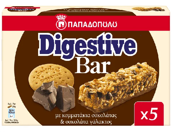 Bars Κομμάτια Σοκολάτας & Σοκολάτα 5x28gr