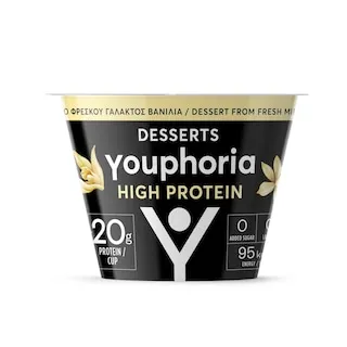 YOUPHORIA Κρέμα Βανίλια High Protein 180g