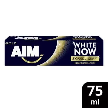 AIM οδοντόκρεμα White Now Gold 75ML