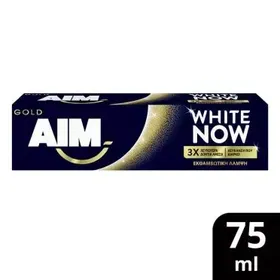 AIM οδοντόκρεμα White Now Gold 75ML