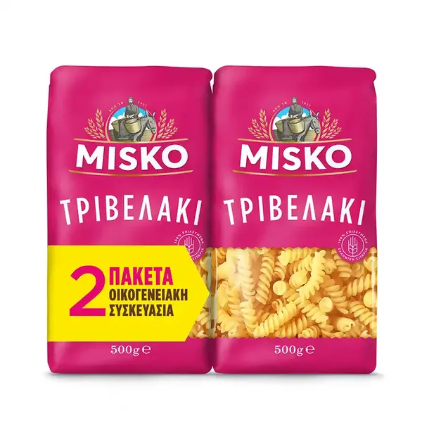 Misko Τριβελάκι Οικογενειακή Συσκευασία 2x500γρ.