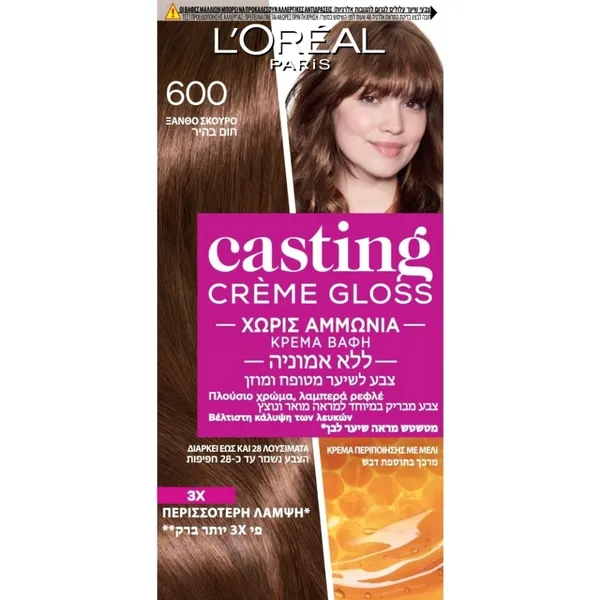 CASTING Βαφή Μαλλιών Creme Gloss Νο600 Ξανθό Σκούρο 1..