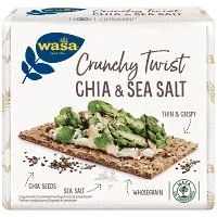 Wasa Crunches Chia + Θαλασσινό Αλάτι 245gr