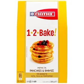 1,2 BAKE μίγμα για pancakes & βάφλες