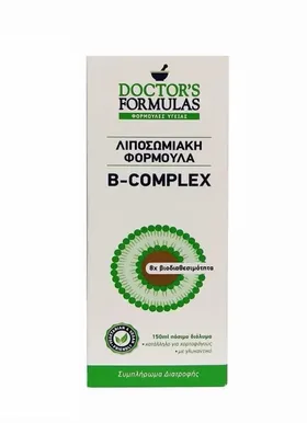 DOCTORS FORMULAS Συμπλήρωμα διατροφής συμπλέγματος βιταμινών Β Complex 150ml 150 ml