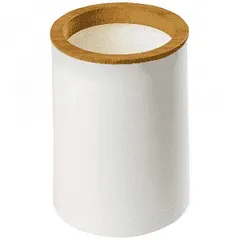 Home Basics Ποτήρι Μπάνιου Λευκό