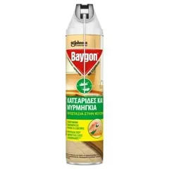 BAYGON AEROSOL ΚΑΤΣΙΝΟ ΜΕ ΣΩΛΗΝΑΚΙ 400ML