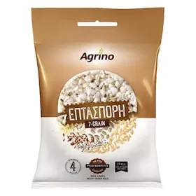 AGRINO Ρυζογκοφρέτες Επτάσπορες Ατομικές 28gr