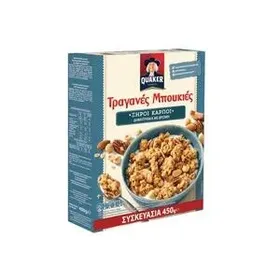 QUAKER σοκολάτα ή ξηροί καρποί 450γρ.