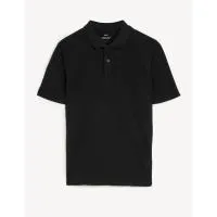 Μπλούζα Πόλο Πικέ Μαύρη από 100% βαμβάκι XL Marks & Spencer