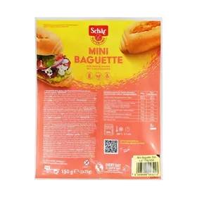 Mini Baguette Ψωμί Χωρίς γλουτένη Χωρίς λακτόζη 2τεμ 150g