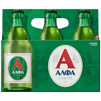 μπίρα lager retro φιάλη 6x330ml