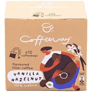 Coffeeway Καφές Φίλτρου Ατομικές Μερίδες Vanilla Hazel 10τεμ 7,5gr