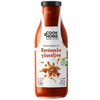 COOK AT HOME Σάλτσα Kοτόπουλο Γλυκόξινο 540g