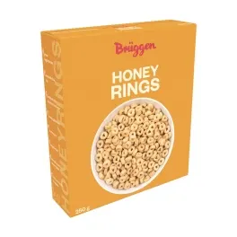 Bruggen Δημητριακά Με Μέλι Rings 250gr