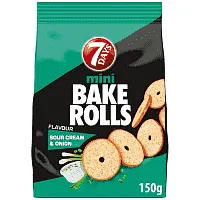 7 Days Bake Rolls Mini Sour Cream 150gr